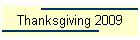 Thanksgiving 2009