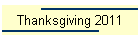 Thanksgiving 2011