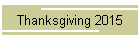Thanksgiving 2015